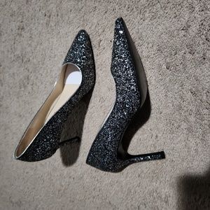 Brand new nine west glittered heels. Sz 12M